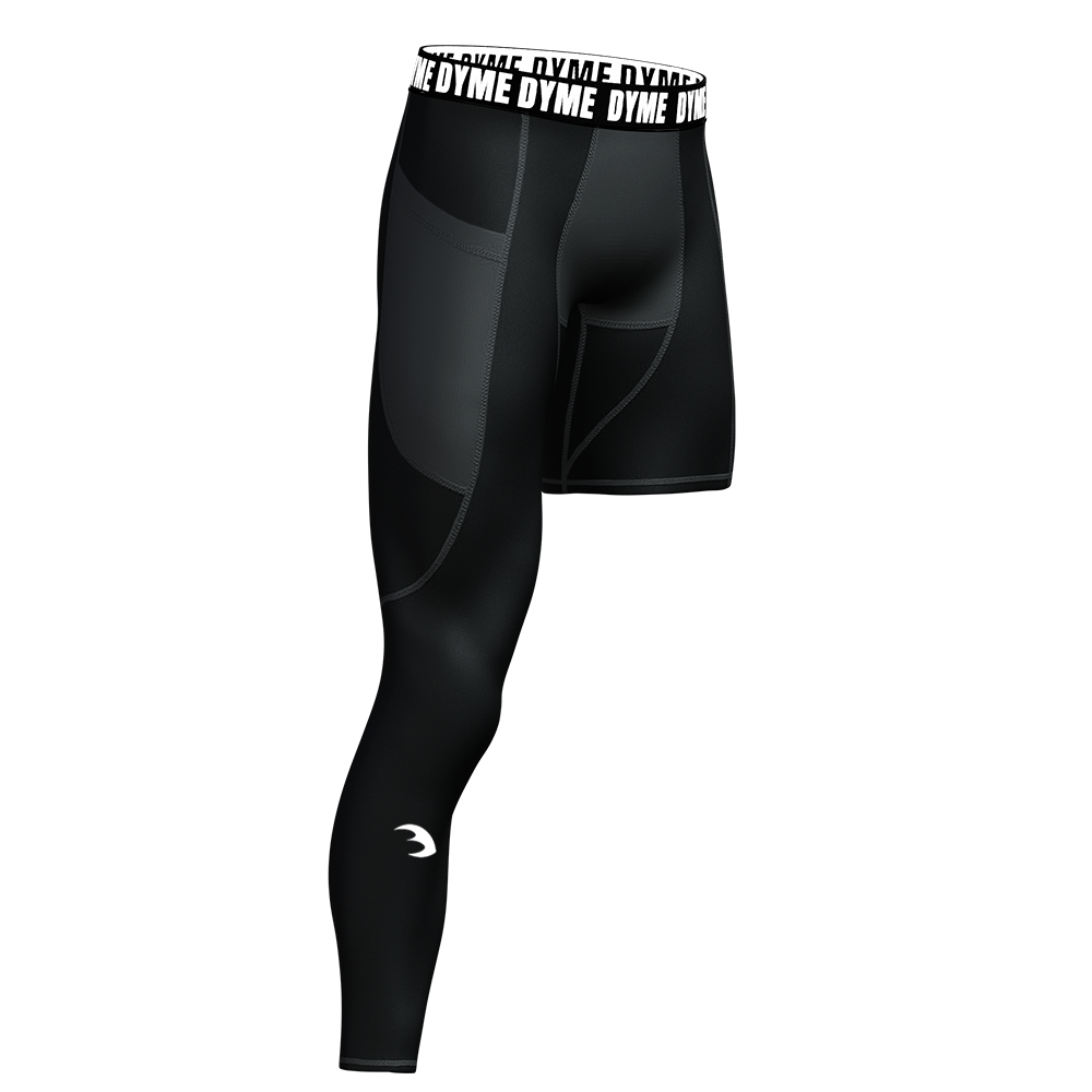 One leg sleeve tights men