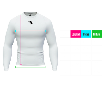 Long sleeve compression shirt men