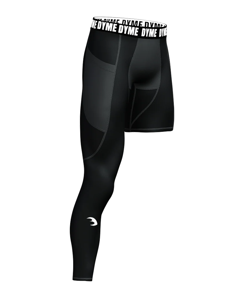 One Leg Sleeve Tights Men