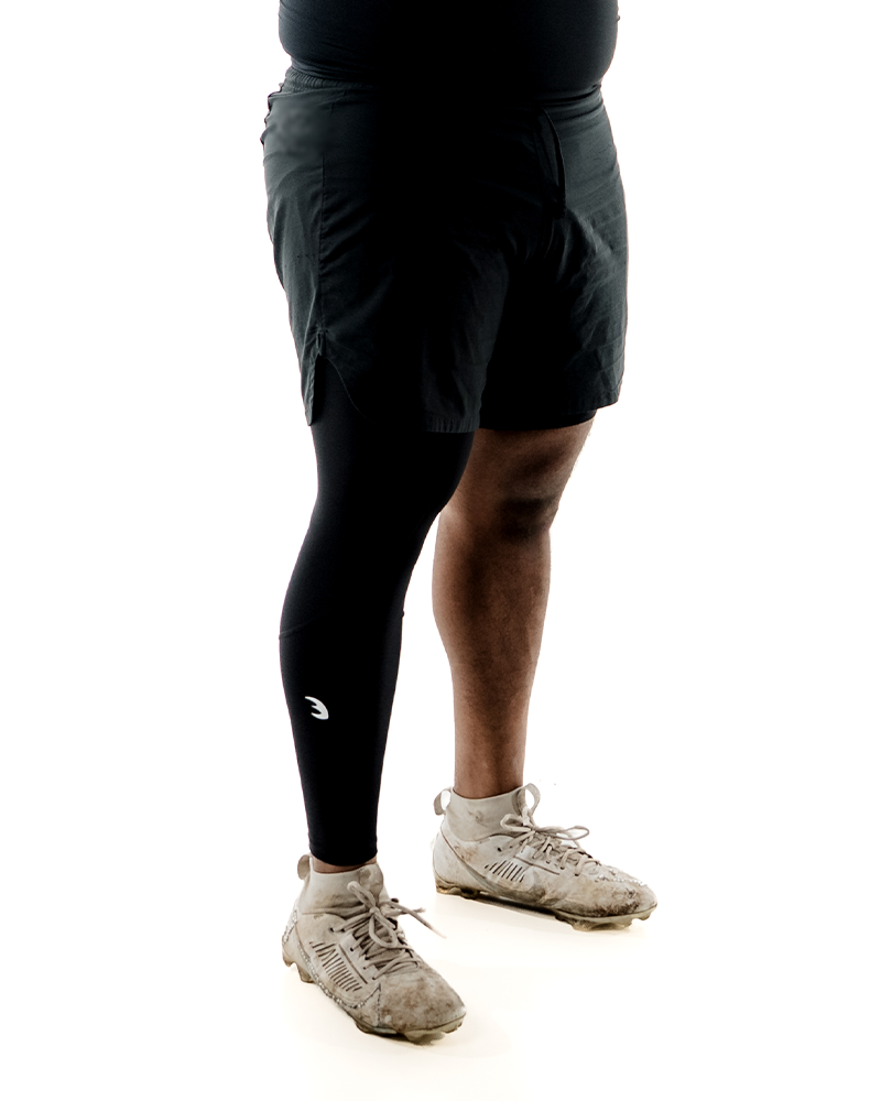 One Leg Sleeve Tights Men