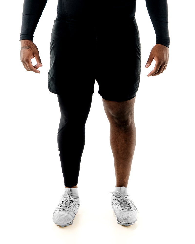 One Leg Sleeve Tights Men