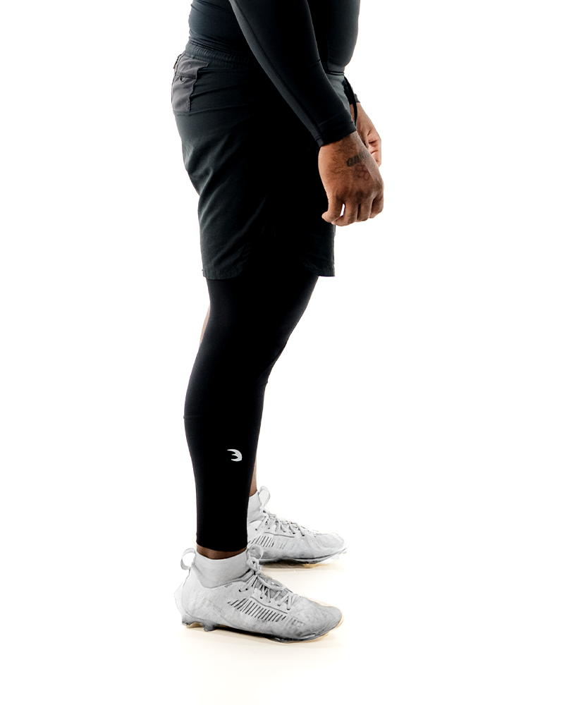 One Leg Sleeve Tights Men