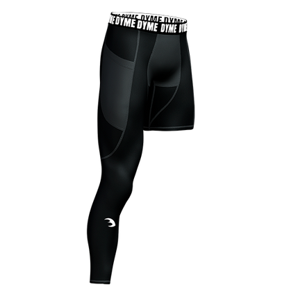 One leg sleeve tights kids