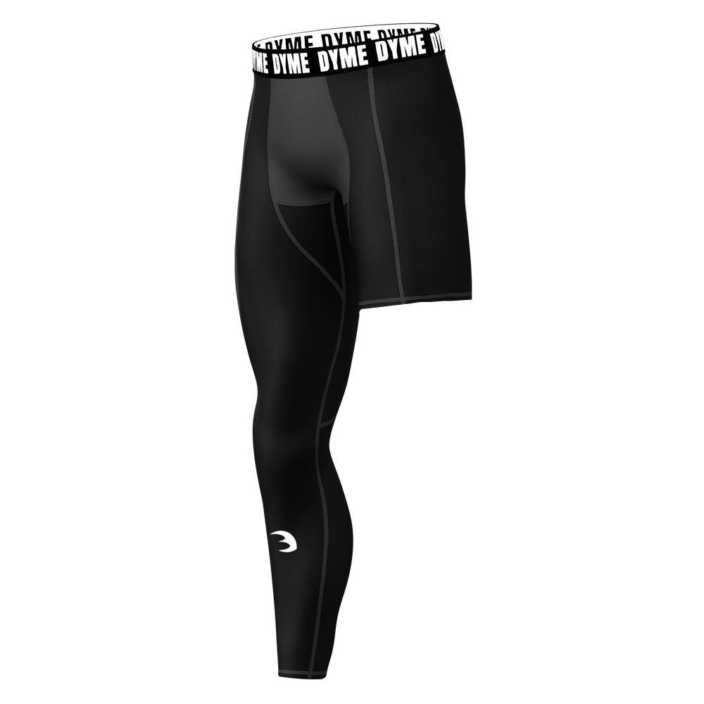 One leg sleeve tights men