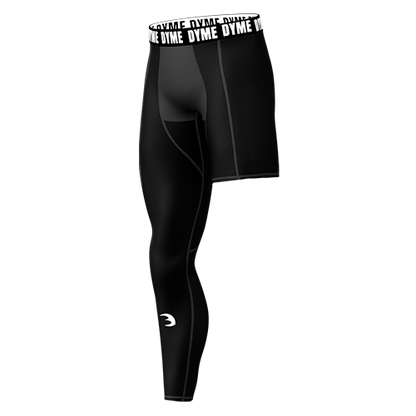 One leg sleeve tights kids
