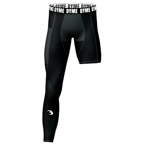 One leg sleeve tights kids