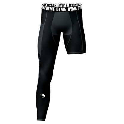 One leg sleeve tights kids