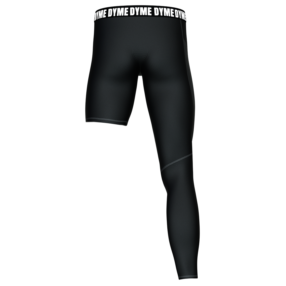 One leg sleeve tights men